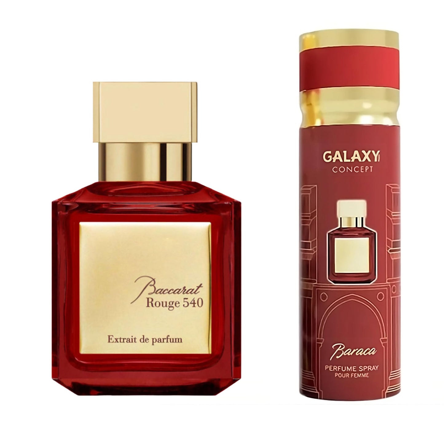 EQUIVALENCE OF Baccarat 540 Extrait de Parfum Edition SPRAY PERFUME 200ml- Long Lasting Daily 12-14 Hours for Men, Women, All Skin Types – 99% Same Fragrance-Large bottle not included