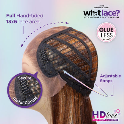 Sensationnel What lace 13x6 wigs - latisha synthetic wig cloud 9 with preplucked hairline hd lace - Whatlace Latisha (1 JETBLACK)