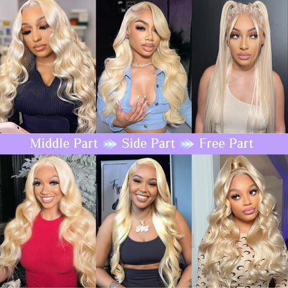 Anicekiss 613 Blonde Lace Front Wig Human Hair 13x4 613 Body Wave Human Hair Wigs for Women 180% Density Blonde Lace Front Wigs Human Hair Pre Plucked with Baby Hair 20Inch