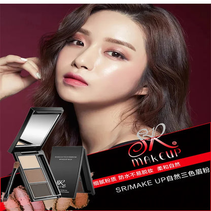 Eyebrow Powder Waterproof Long Lasting Eyebrow Cream Eye Brow Enhancers Smooth Powder Palette Eye Brow Makeup Eyebrow Tint