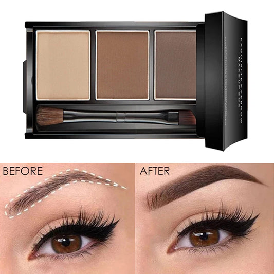 Eyebrow Powder Waterproof Long Lasting Eyebrow Cream Eye Brow Enhancers Smooth Powder Palette Eye Brow Makeup Eyebrow Tint