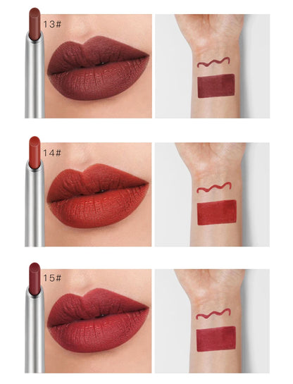 Pudaier Matte Lip Liner Pencil Waterproof Nude Sexy Lipstick Long-lasting Women Makeup Eyes Lipliner Contour Crayon Levre