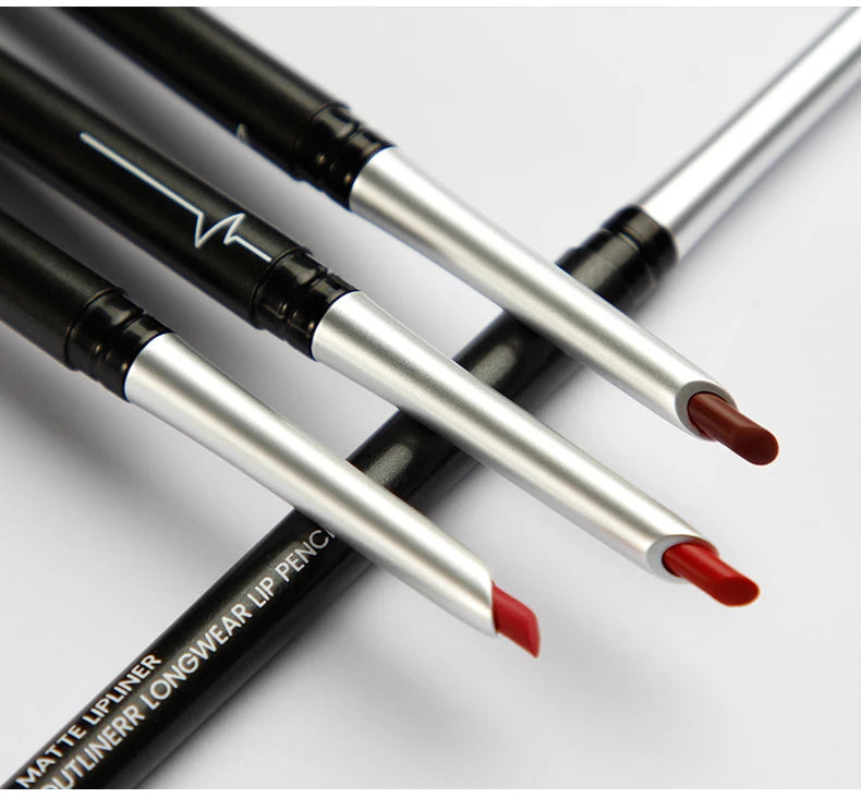 Pudaier Matte Lip Liner Pencil Waterproof Nude Sexy Lipstick Long-lasting Women Makeup Eyes Lipliner Contour Crayon Levre