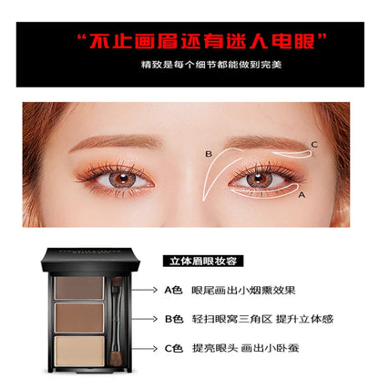 Eyebrow Powder Waterproof Long Lasting Eyebrow Cream Eye Brow Enhancers Smooth Powder Palette Eye Brow Makeup Eyebrow Tint