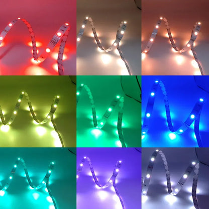 RGB LED Strip Light 5050 Bluetooth APP IR Remote Control USB 1M 2M 3M 4M 5M 10M 15M 20M 25M 30M Festival Deco Backlight For Home