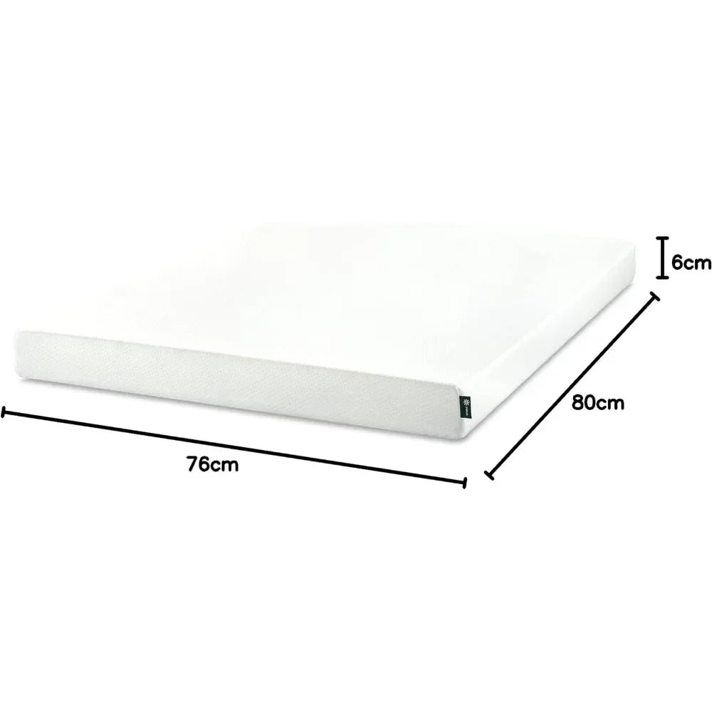 6 Inch Green Tea Memory Foam Mattress King Size Bed Patented Custom Contour Support CertiPUR-US Certified Mattresses Matress