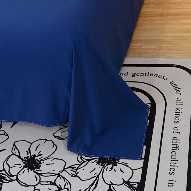 1 PC Black Color Bed Sheet Queen/King Flat Sheet For Adults Skin-Friendly Solid Color Washed Cotton Bed Sheets постельное белье