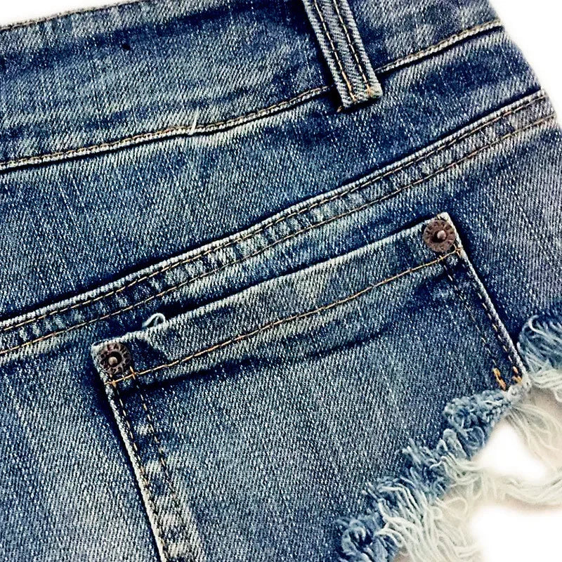 Skinny Short Fashion Summer Sexy Women Jeans Mini Denim Booty Shorts Ladies Club Party Super Short  Womens Shorts