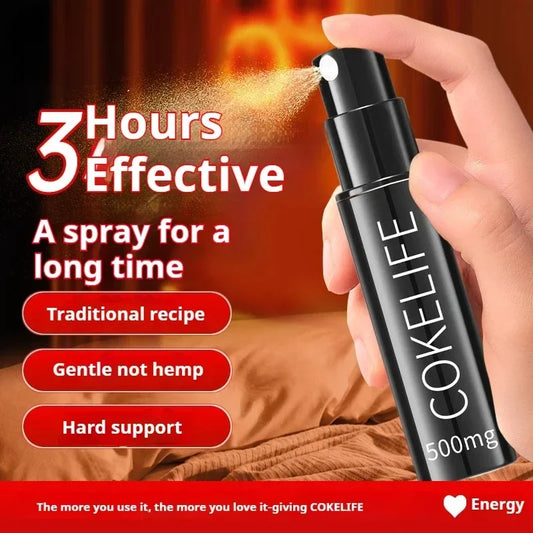 1pcs Male Sex Delay Spray Lasting Long 60 Minutes Penis Growth Enlargement Harder Anti Premature Ejaculation External Use Adults