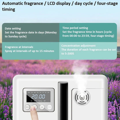 Automatic Flavoring Scent Machine 160ml Timer Function Essential Oil Aroma Diffuser For Home Hotel Room Fragrance Diffuser