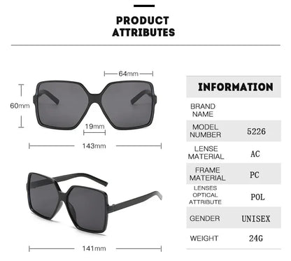 2024 New Brand Sunglasses Square Glasses Personalized Cat Eyes Colorful Sunglasses Trend Sunglasses Uv400 Curtain