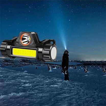 New Super Bright Led Headlamp Use  Rechargeable Fishing Headlight Outdoor Hunting Camping Waterproof Head Light Fast delivery