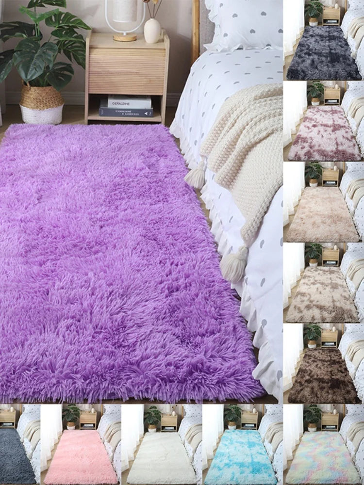 Nordic Thick Carpet Plush Living Room Bedroom Bed Blanket Floor Children's Floor Soft Mat Living Room Decoration Teen Doormat