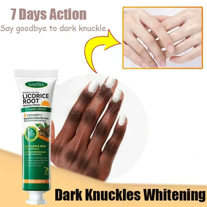 Fast Whitening Dark Knuckles Brighten Hand Cream Melanin Corrector Moisturize Nourishing Hand Protection Skin Care Products