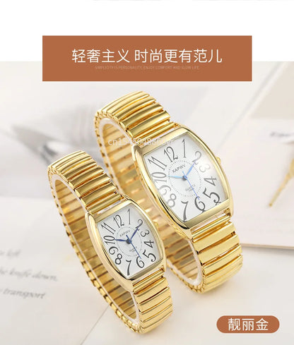 New Arrival Fashion Women Watches Men Elasticity Watch Quartz Male Wristwatch Relogio Feminino Clocks Couples Elastic Band Watch