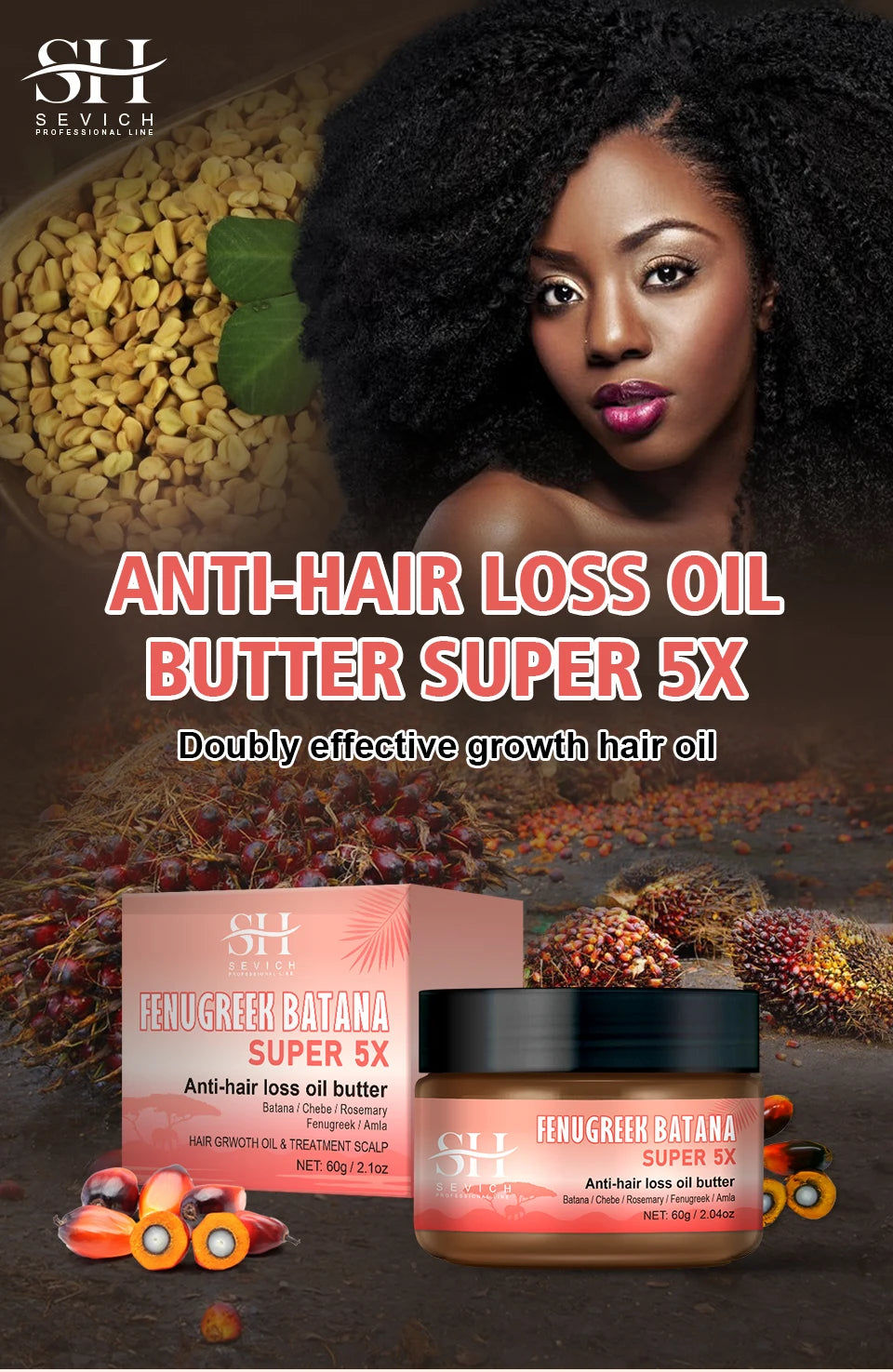 2024 Super Fast 5x Hair Growth Oil Fenugreek Anti-Hair Loss Oil Rosemary Hair Regrowth Chebe Batana Butter Hair Mask Amla Oils