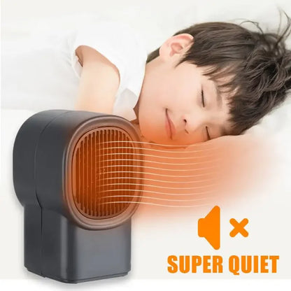 220V Stove Radiator Warm Portable Electric Heater 500W Safe Quiet Ceramic Fan Heater Plug In Air Warmer Led Heater