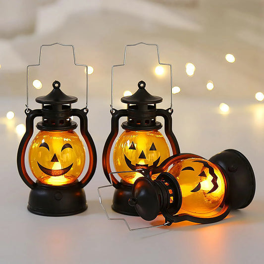 Halloween Jack O Oil Cute Lamp Ornaments For Kids Led Pumpkin Lights Flame Lamp Outdoor Halloween Jack O Desk Ornament Bulbs