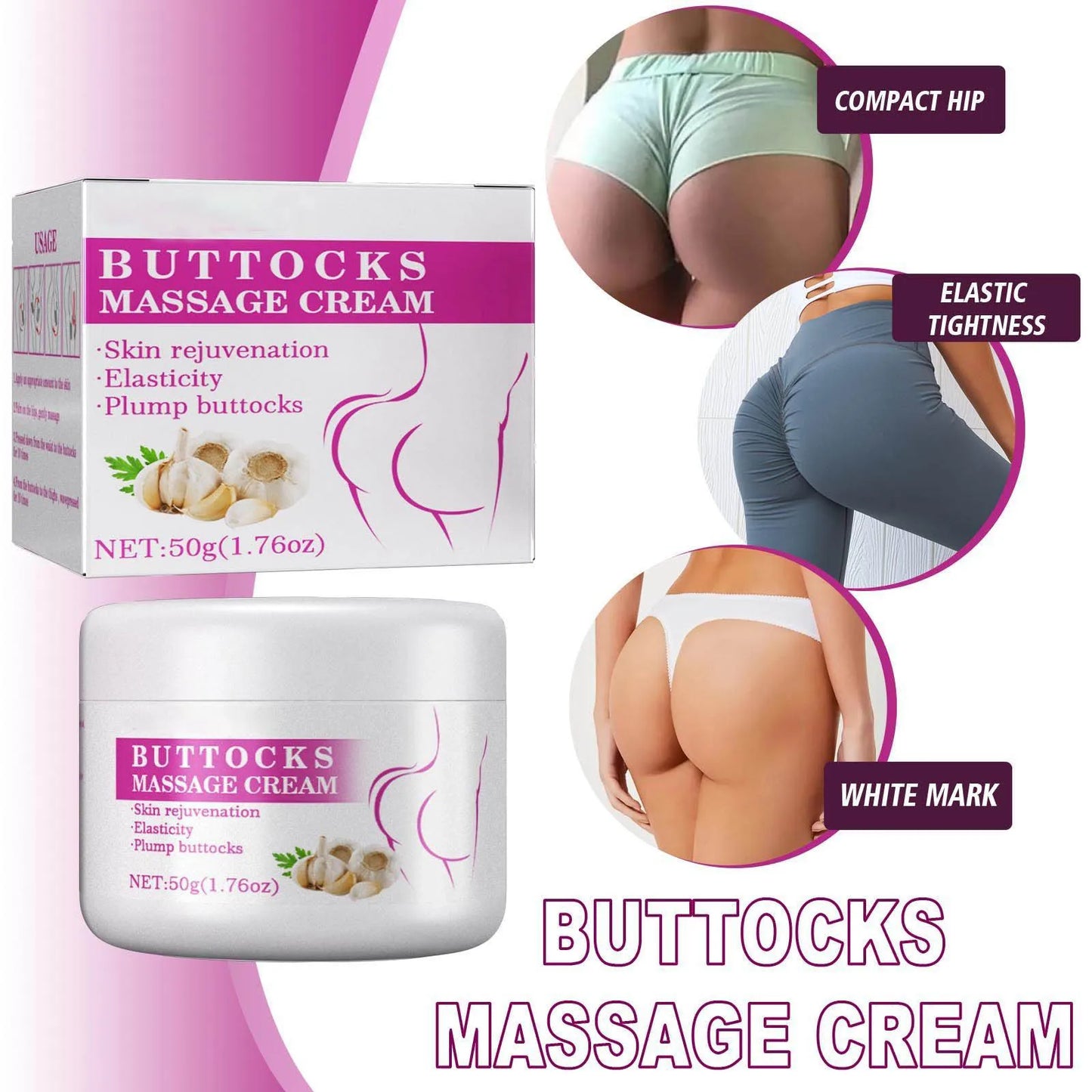 Buttock Enlargement Cream Butt Lift Up Firming Essential Oil Big Ass Enhance Hip Growth Tighten Shaping Sexy Body Care For Women