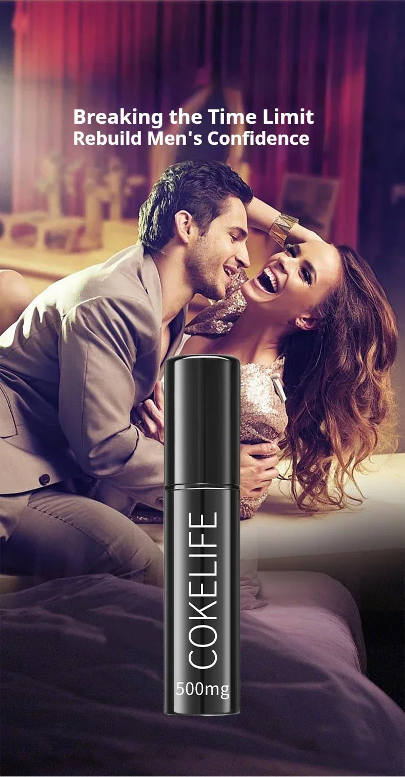 1pcs Male Sex Delay Spray Lasting Long 60 Minutes Penis Growth Enlargement Harder Anti Premature Ejaculation External Use Adults