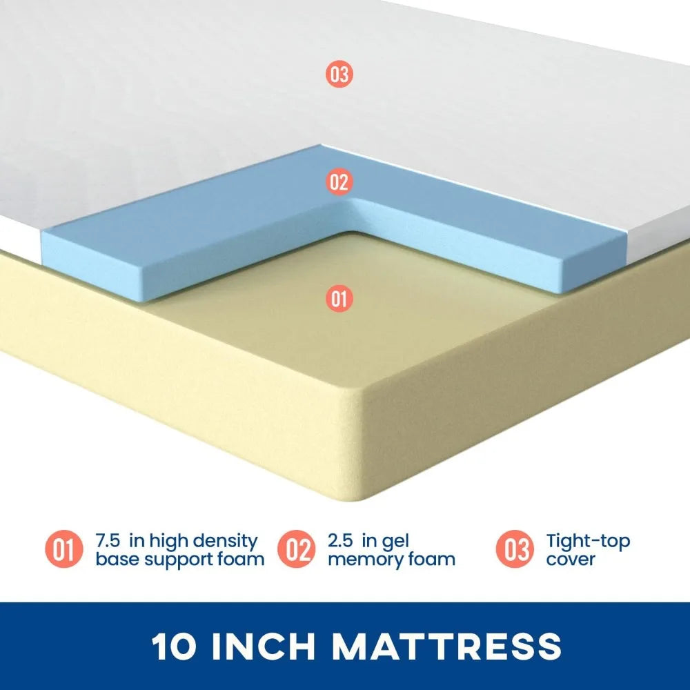 Queen Size Mattress Memory Foam Mattress Futon Pad Furniture Home Matress Bed Mattresses Folding Mat  Full Twin King Topper