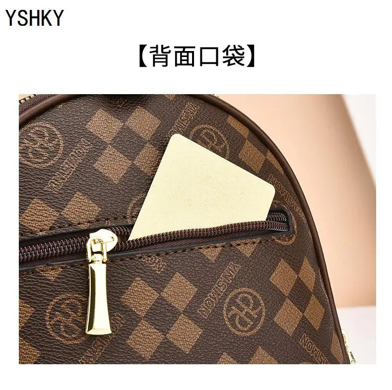 New Woman shoulder bag Large capacity Handbag for Women Crossbody bag Lychee pattern PU Portable bucket ladies messenger bags