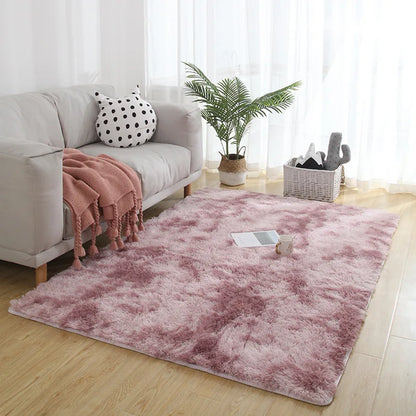 Gray Carpet for Living Room Plush Rug Bed Room Floor Fluffy Mats Anti-slip Home Decor Rugs Soft Velvet Carpets Kids Room Blanket