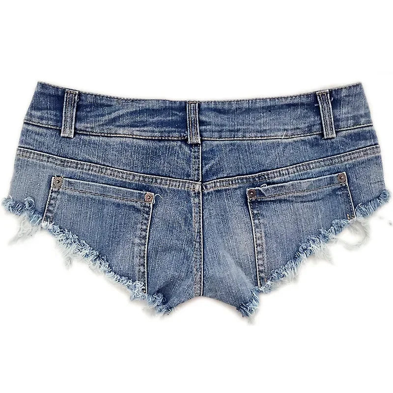 Skinny Short Fashion Summer Sexy Women Jeans Mini Denim Booty Shorts Ladies Club Party Super Short  Womens Shorts