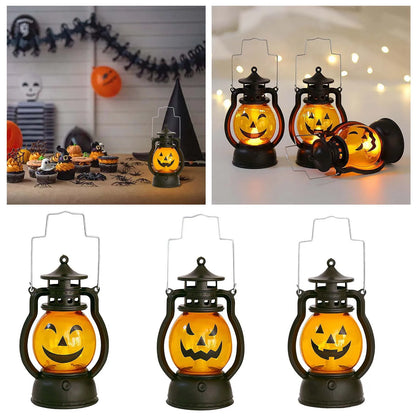 Halloween Jack O Oil Cute Lamp Ornaments For Kids Led Pumpkin Lights Flame Lamp Outdoor Halloween Jack O Desk Ornament Bulbs