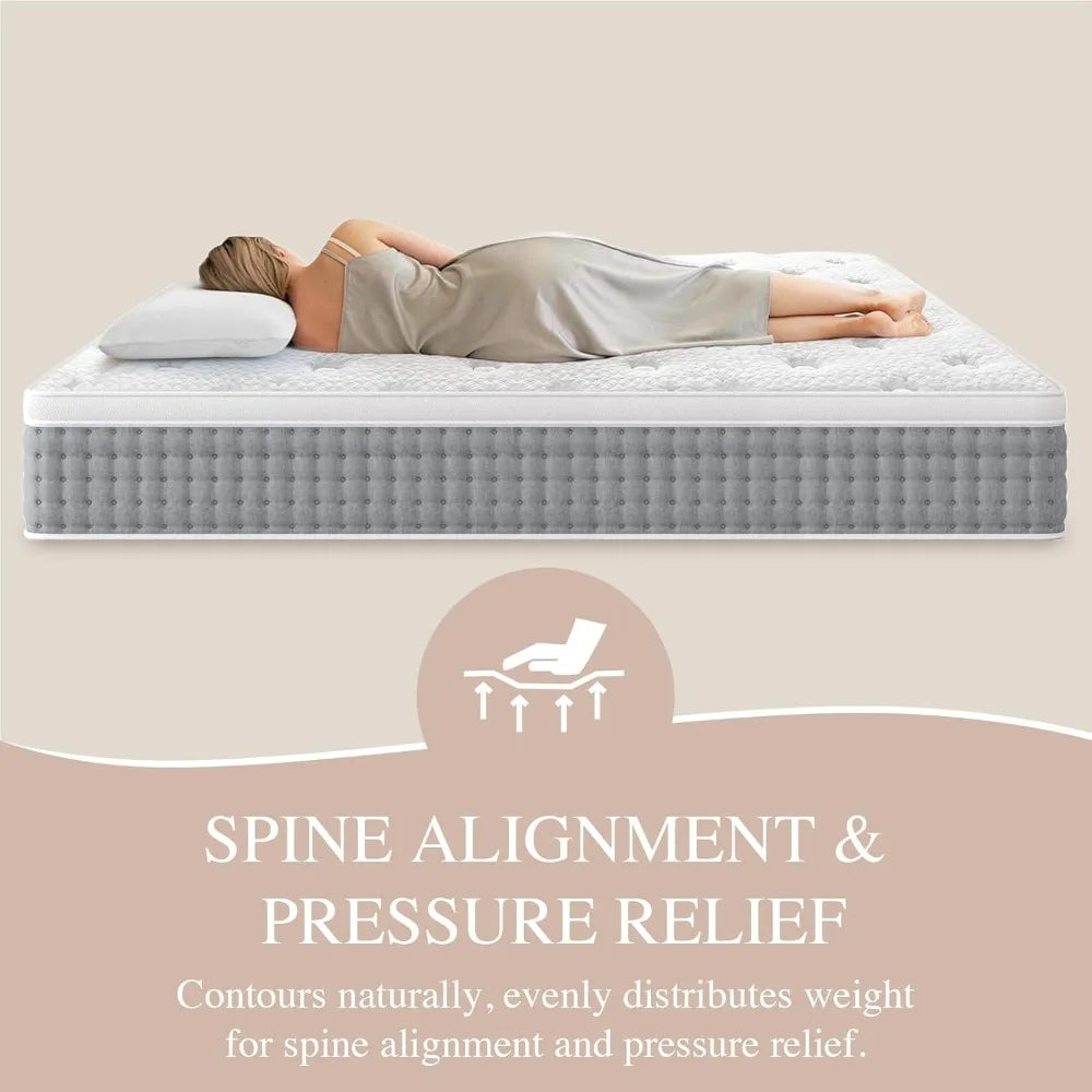 CertiPUR-US Certified Matress Topper Mattress 365-Night Trial Mattresses Bed Mat Sleeping Mats Double Twin Inflatable Queen Home