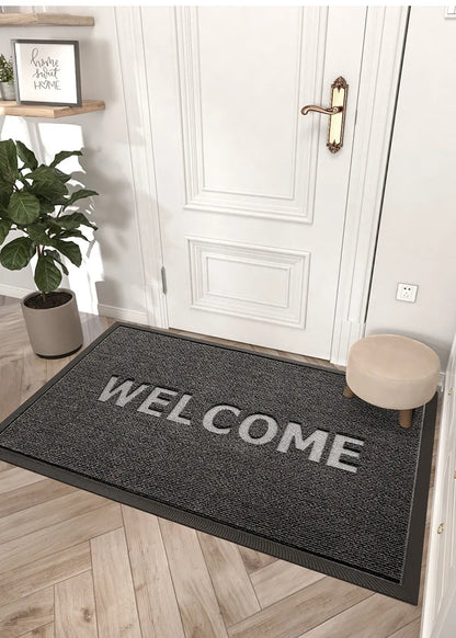 Welcome to the doormat Absorbent quick drying Anti-slip Kitchen mat Shopping mall Hotel Foot pad Home decoration Outdoor camping