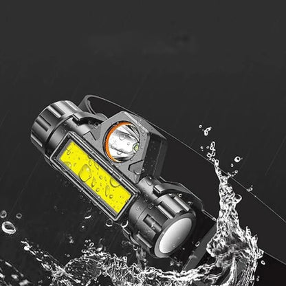 New Super Bright Led Headlamp Use  Rechargeable Fishing Headlight Outdoor Hunting Camping Waterproof Head Light Fast delivery