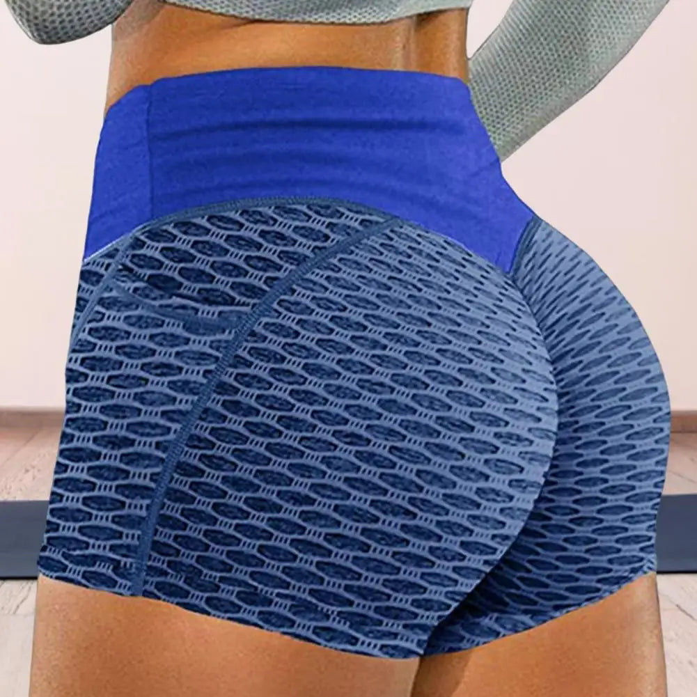 Solid Color Tight Compression Sport Short High Waist Yoga Ultrashort Legging Training Soft Women Gym Athletic Tight Squat Proof