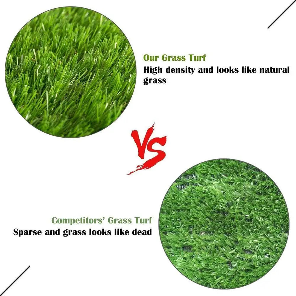 Artificial Grass Turf Lawn , 3Feet X 6Feet Realistic Indoor Outdoor Garden Balcony Decor Landscape Synthetic Fake Grass