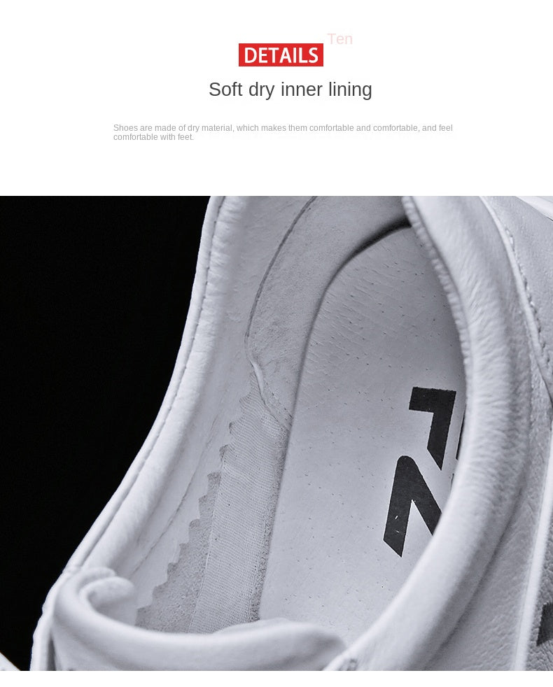 Men Sports Casual Shoes for Men Low-top White Shoes Lace-up Comfortable Mens Sneakers White Tenis Shoes Zapatillas Hombre