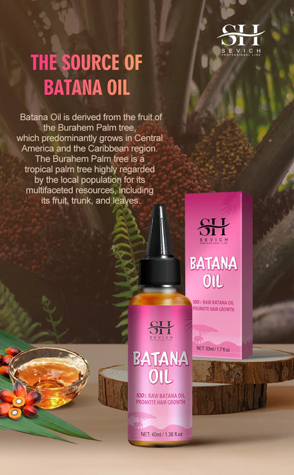 African Batana Oil Baldness Hereditary Postpartum Seborrheic Hair Regrowth Treatment Serum Batana Oil Hair Growth For Men Women