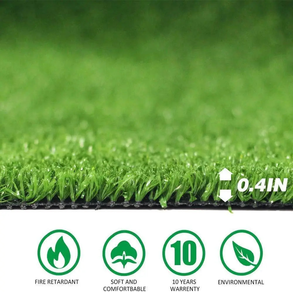 Artificial Grass Turf Lawn , 3Feet X 6Feet Realistic Indoor Outdoor Garden Balcony Decor Landscape Synthetic Fake Grass