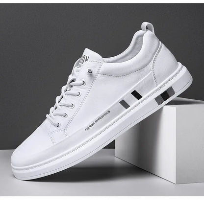 Men Sports Casual Shoes for Men Low-top White Shoes Lace-up Comfortable Mens Sneakers White Tenis Shoes Zapatillas Hombre