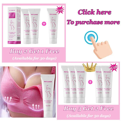 Natural Breast Enlargement Cream Chest Lift Firm Enhancer Care Oil Butt Breast Plump Growth Massage Boobs Bigger Sexy Body Care