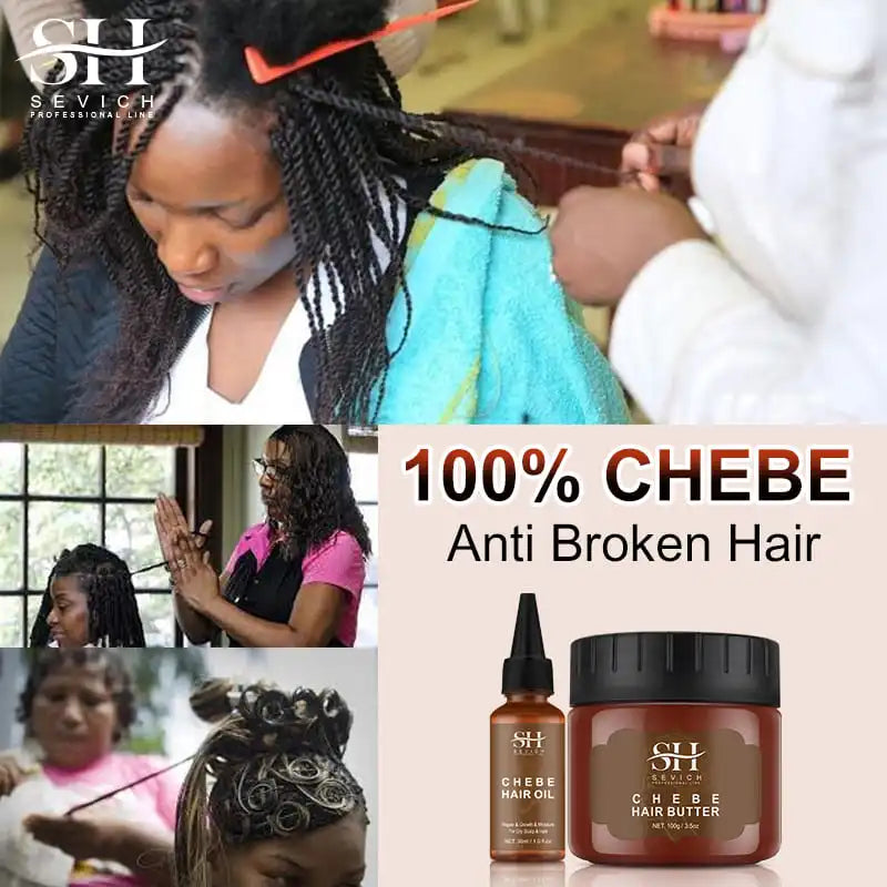 Sevich Hot sale 100g Chebe Powder From Chad 100% Natural Hair Regrowth 2 Month Super Fast Hair Growth Treatment Get Rid of Wigs