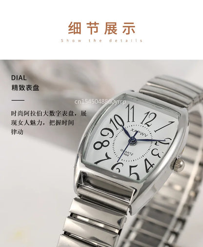 New Arrival Fashion Women Watches Men Elasticity Watch Quartz Male Wristwatch Relogio Feminino Clocks Couples Elastic Band Watch