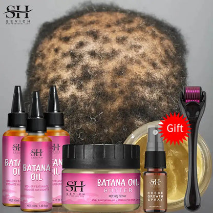 African Batana Oil Baldness Hereditary Postpartum Seborrheic Hair Regrowth Treatment Serum Batana Oil Hair Growth For Men Women