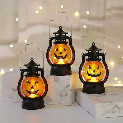 Halloween Jack O Oil Cute Lamp Ornaments For Kids Led Pumpkin Lights Flame Lamp Outdoor Halloween Jack O Desk Ornament Bulbs