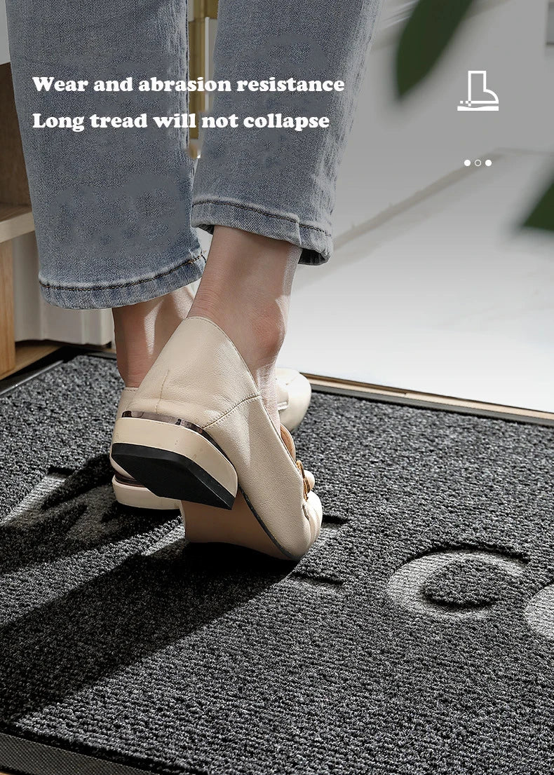 Welcome to the doormat Absorbent quick drying Anti-slip Kitchen mat Shopping mall Hotel Foot pad Home decoration Outdoor camping