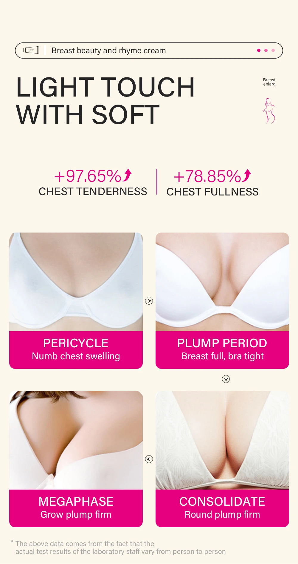 Natural Breast Enlargement Cream Chest Lift Firm Enhancer Care Oil Butt Breast Plump Growth Massage Boobs Bigger Sexy Body Care