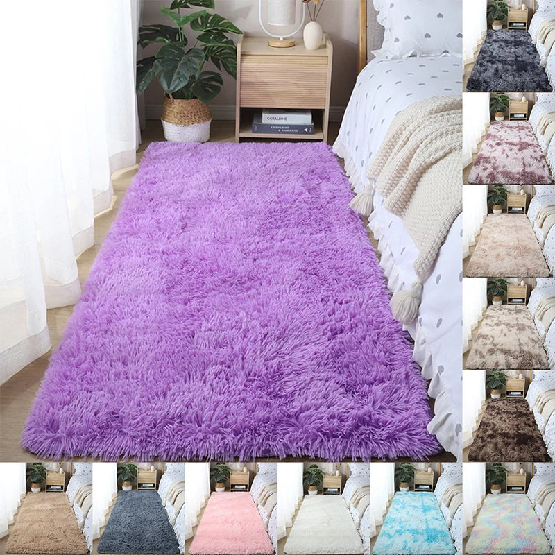 Nordic Thick Carpet Plush Living Room Bedroom Bed Blanket Floor Children's Floor Soft Mat Living Room Decoration Teen Doormat